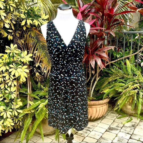 J. Crew Painted Dot Faux Wrap Dress - Picture 2 of 9
